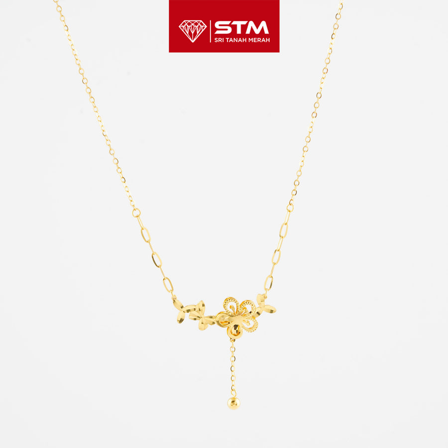 STM Exclusive Bajet Necklace/Rantai Leher Fesyen 916 (22K Gold)