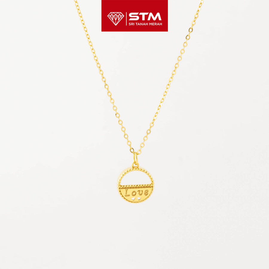 STM Exclusive Bajet Necklace/Rantai Leher 916 (22K Gold)