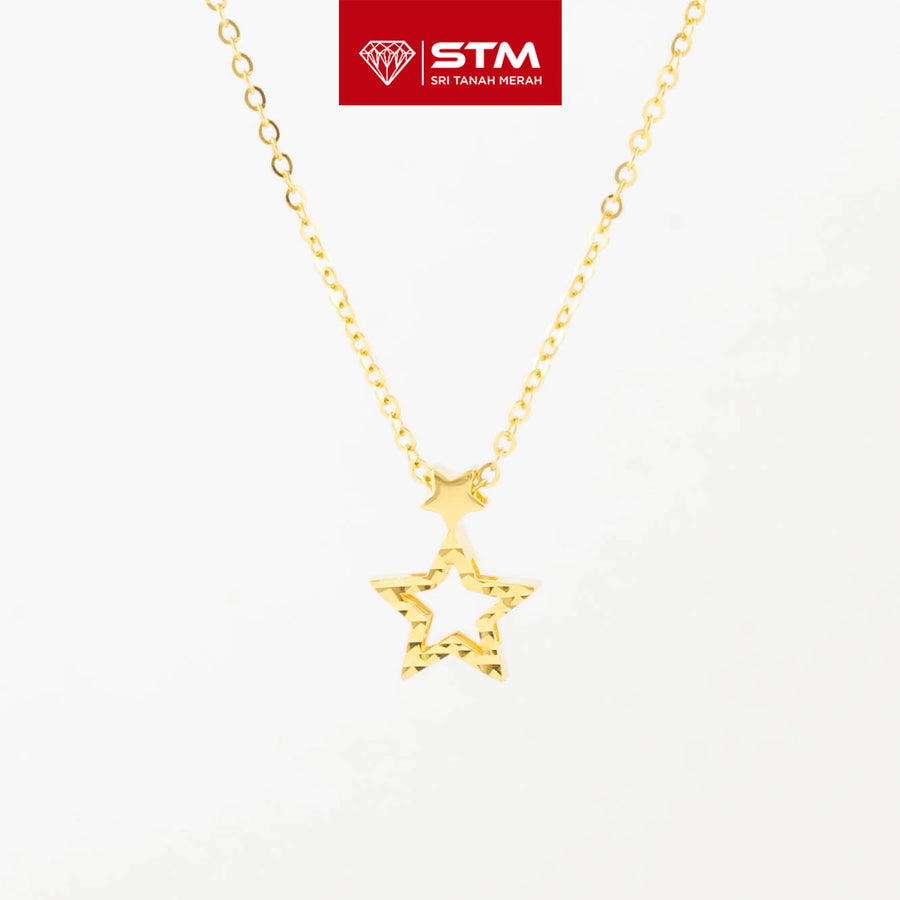 STM Exclusive Bajet Necklace/Rantai Leher 916 (22K Gold)