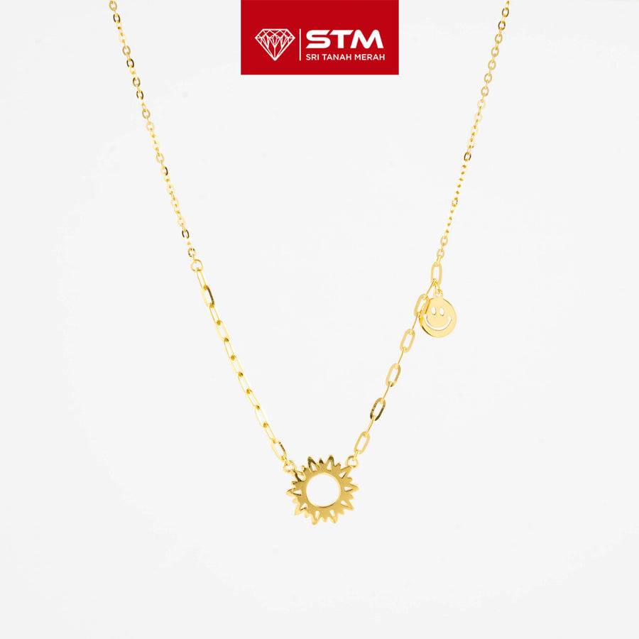 STM Exclusive Bajet Necklace/Rantai Leher Fesyen 916 (22K Gold)