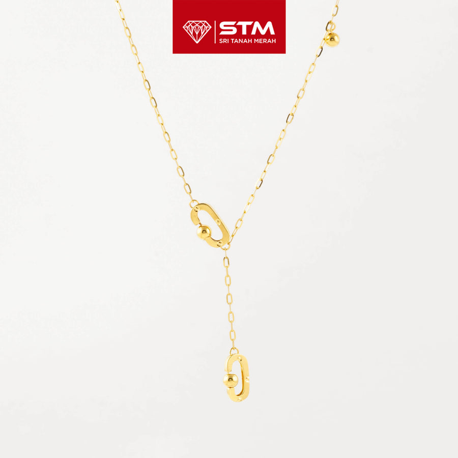 STM Exclusive Necklace/Rantai Leher Bajet 916 (22K Gold)