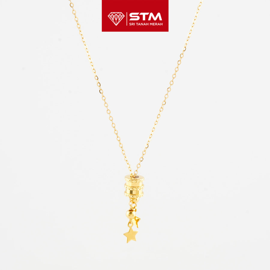 STM Exclusive Bajet Necklace/Rantai Leher Fesyen 916 (22K Gold)