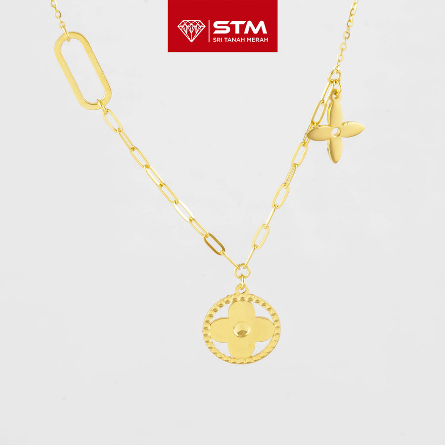 STM Exclusive Necklace/Rantai Leher Fesyen 999 (24K Gold)