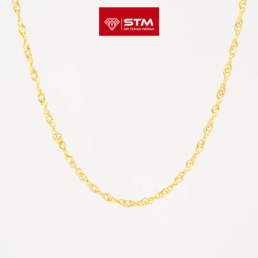 STM Exclusive Bajet Necklace/Rantai Leher 916 (22K Gold)