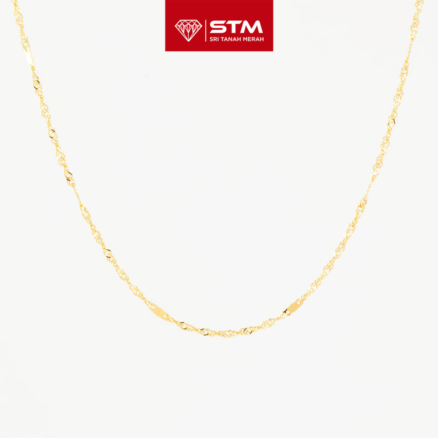 STM Exclusive Bajet Necklace/Rantai Leher 916 (22K Gold)