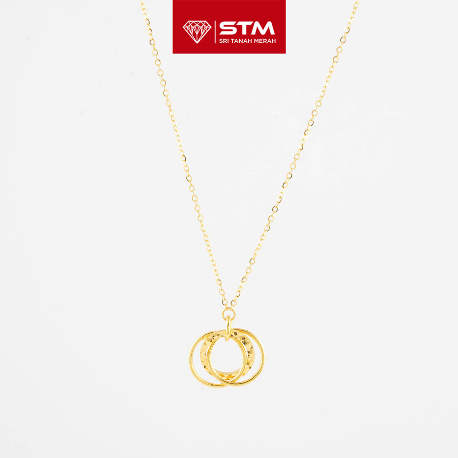 STM Exclusive Bajet Necklace/Rantai Leher Fesyen 916 (22K Gold)