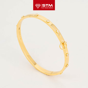 STM Exclusive Bangle Fesyen 916 (22K Gold)