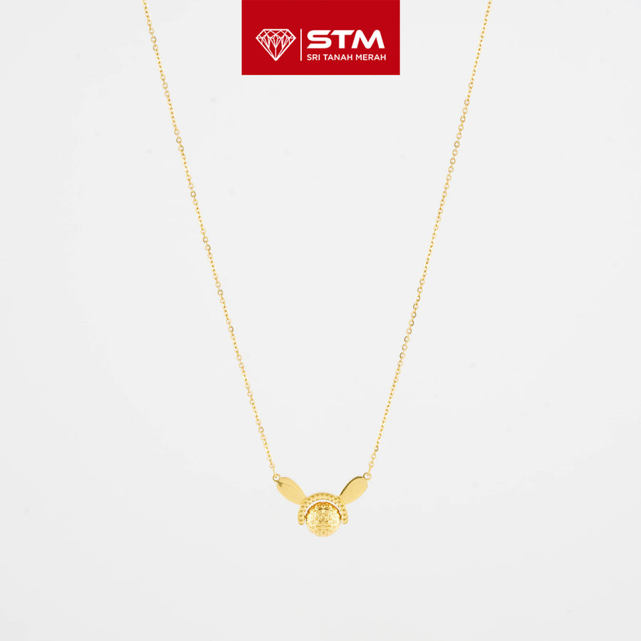 STM Exclusive Bajet Necklace/Rantai Leher Fesyen 916 (22K Gold)