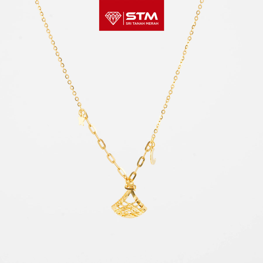 STM Exclusive Bajet Necklace/Rantai Leher Fesyen 916 (22K Gold)