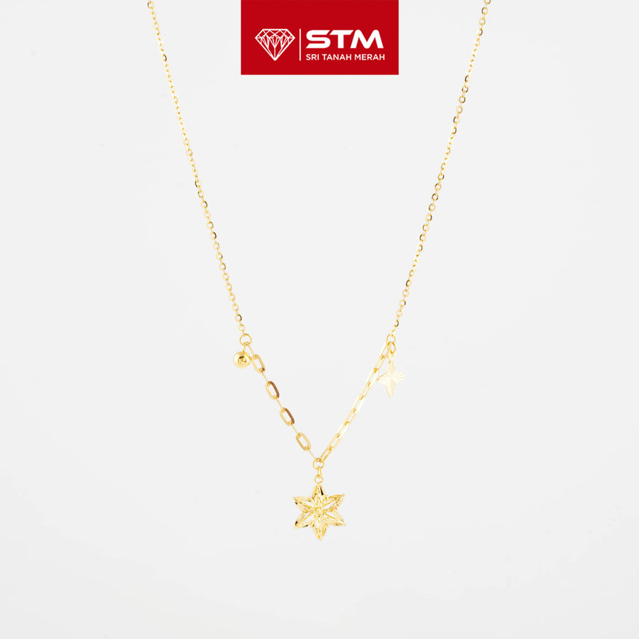 STM Exclusive Bajet Necklace/Rantai Leher Fesyen 916 (22K Gold)