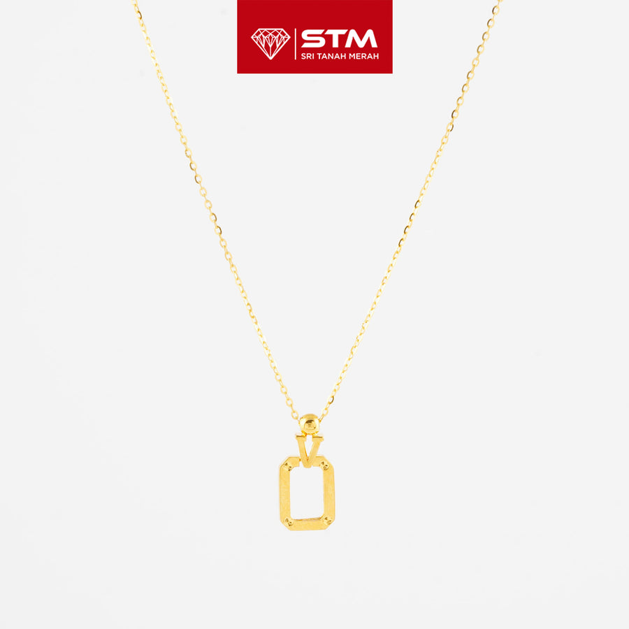 STM Exclusive Bajet Necklace/Rantai Leher Fesyen 916 (22K Gold)