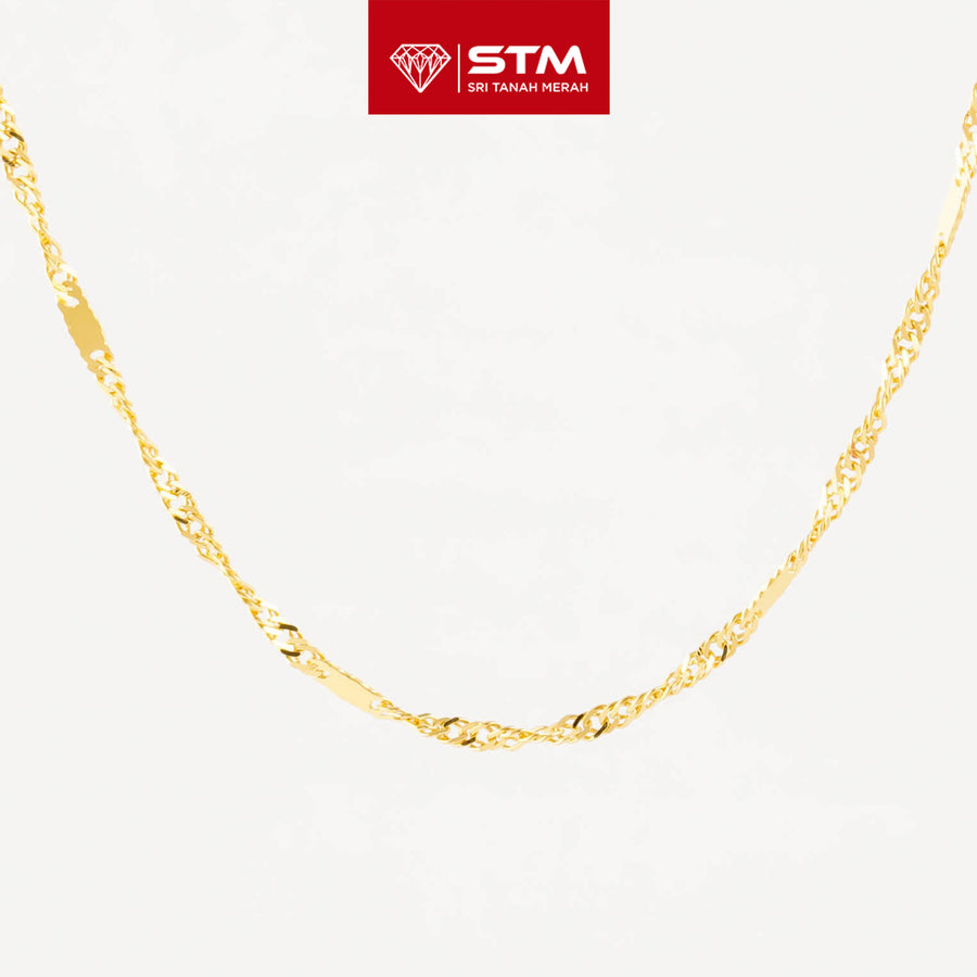 STM Exclusive Bajet Necklace/Rantai Leher 916 (22K Gold)