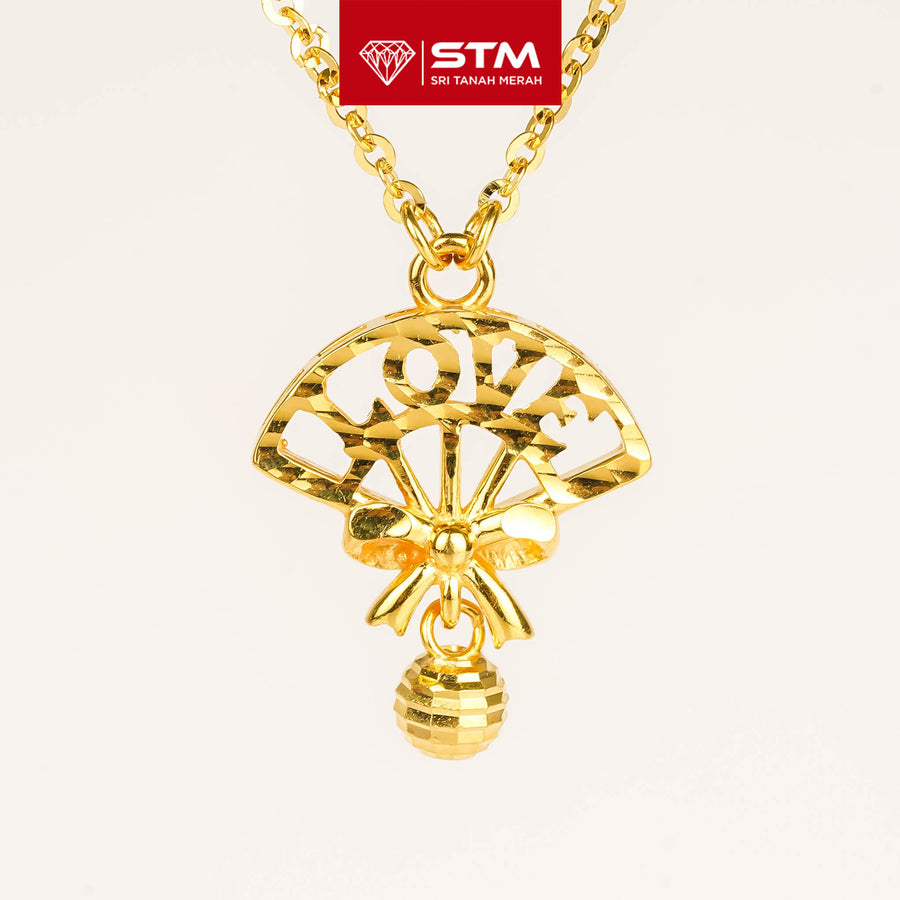 STM Exclusive Bajet Necklace/Rantai Leher 916 (22K Gold)