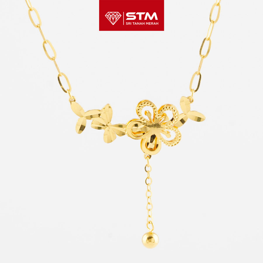 STM Exclusive Bajet Necklace/Rantai Leher Fesyen 916 (22K Gold)