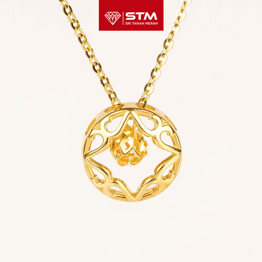 STM Exclusive Bajet Necklace/Rantai Leher 916 (22K Gold)