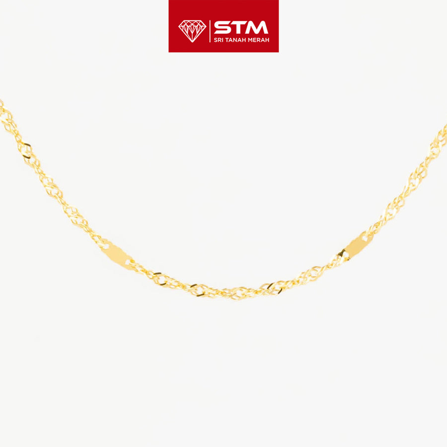 STM Exclusive Bajet Necklace/Rantai Leher 916 (22K Gold)