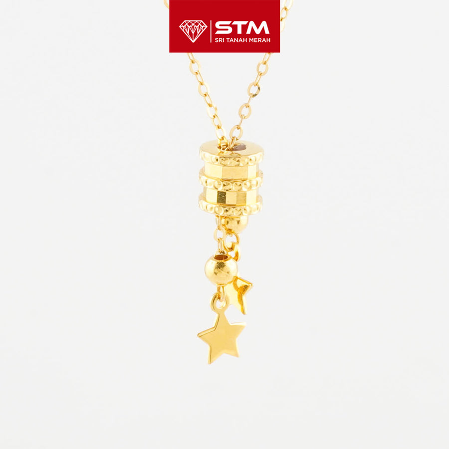 STM Exclusive Bajet Necklace/Rantai Leher Fesyen 916 (22K Gold)