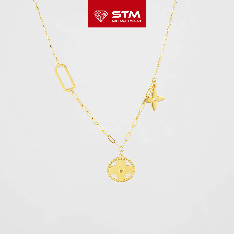 STM Exclusive Necklace/Rantai Leher Fesyen 999 (24K Gold)