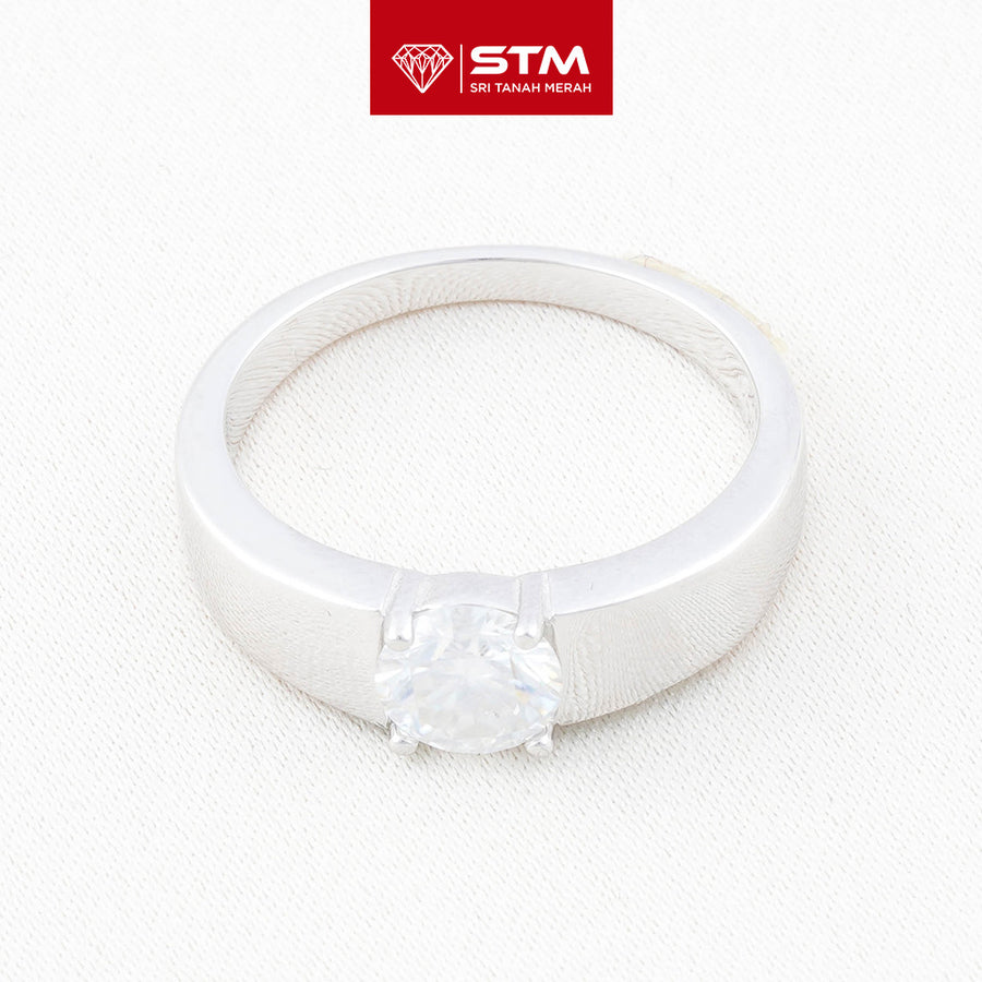 Exclusive Cincin Perak 1.0 Carat Moissanite Diamond