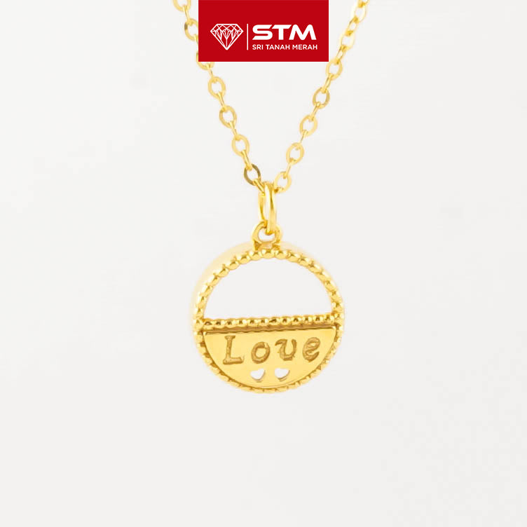 STM Exclusive Bajet Necklace/Rantai Leher 916 (22K Gold)