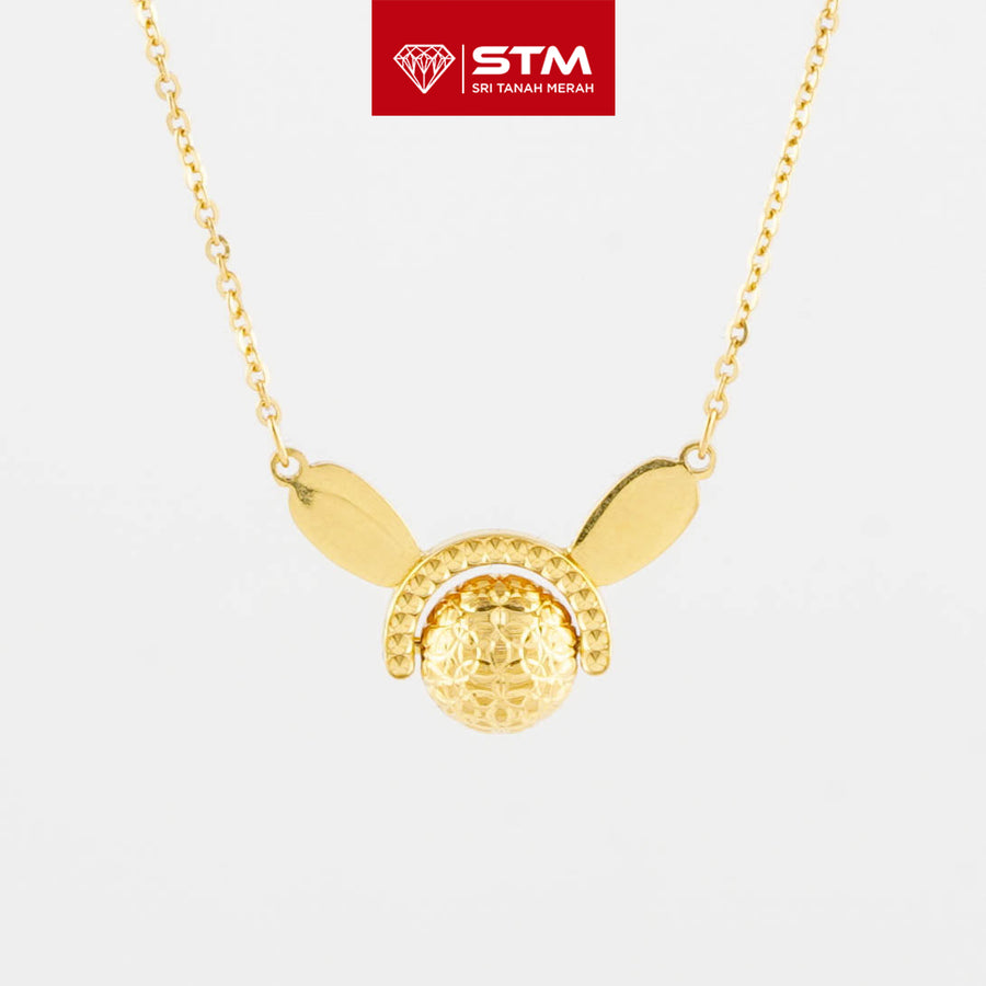 STM Exclusive Bajet Necklace/Rantai Leher Fesyen 916 (22K Gold)