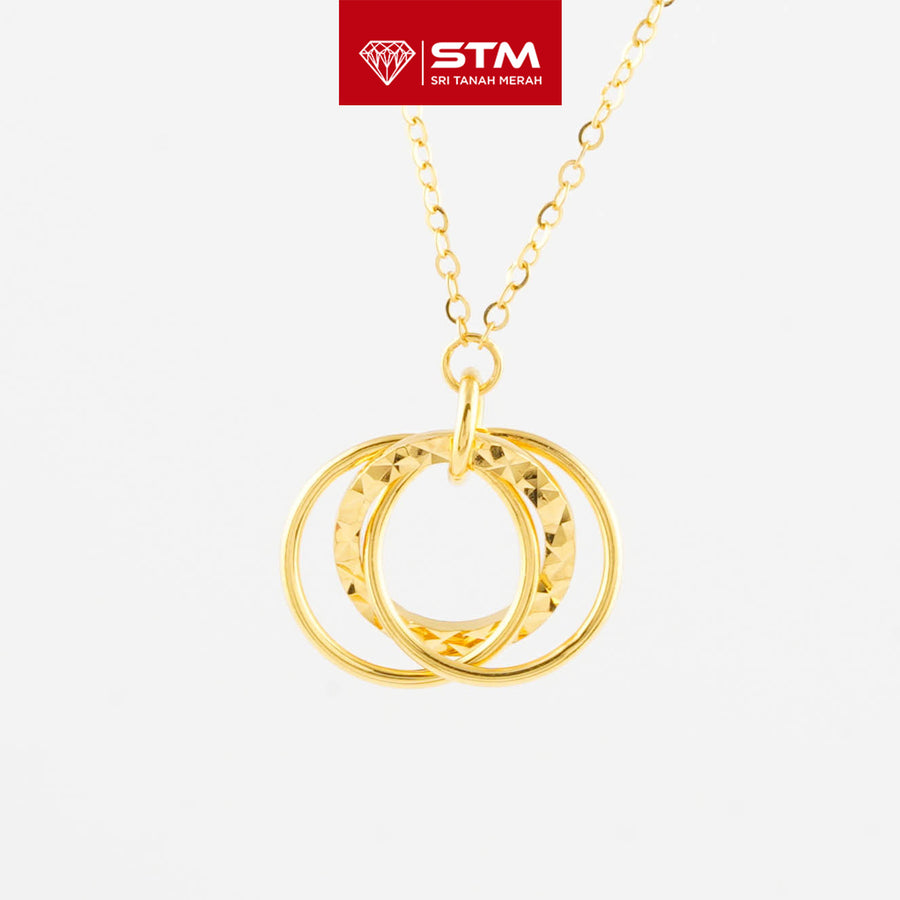 STM Exclusive Bajet Necklace/Rantai Leher Fesyen 916 (22K Gold)