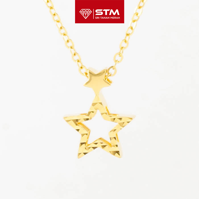 STM Exclusive Bajet Necklace/Rantai Leher 916 (22K Gold)