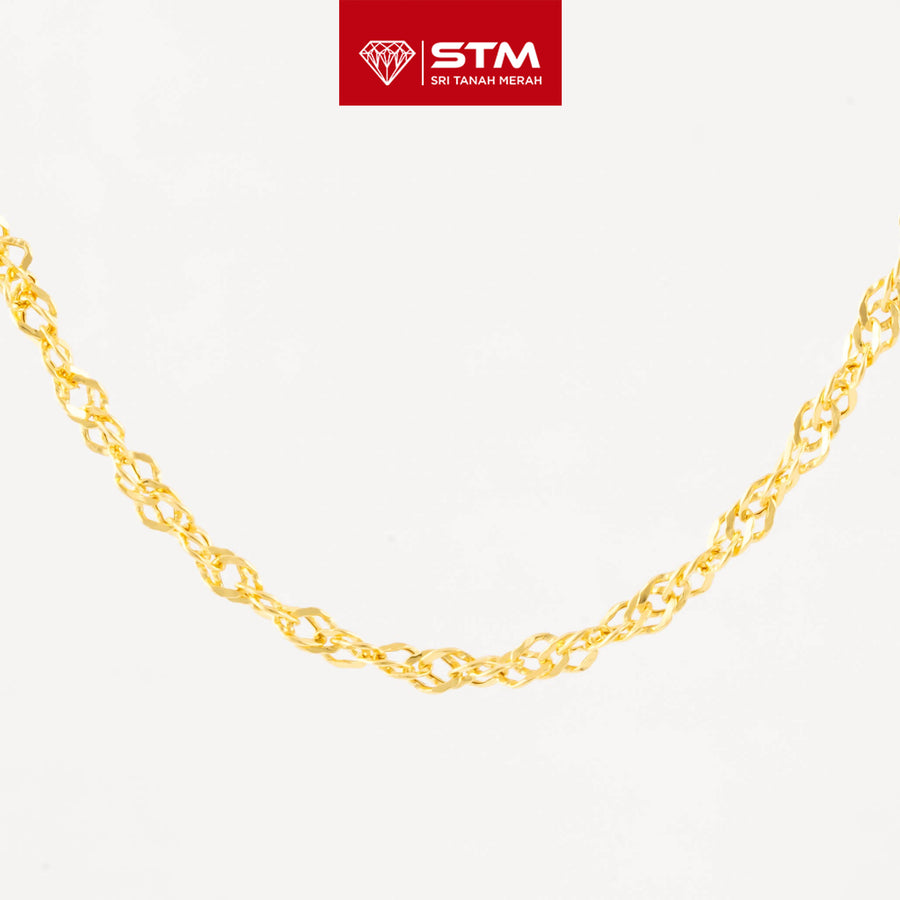 STM Exclusive Bajet Necklace/Rantai Leher 916 (22K Gold)