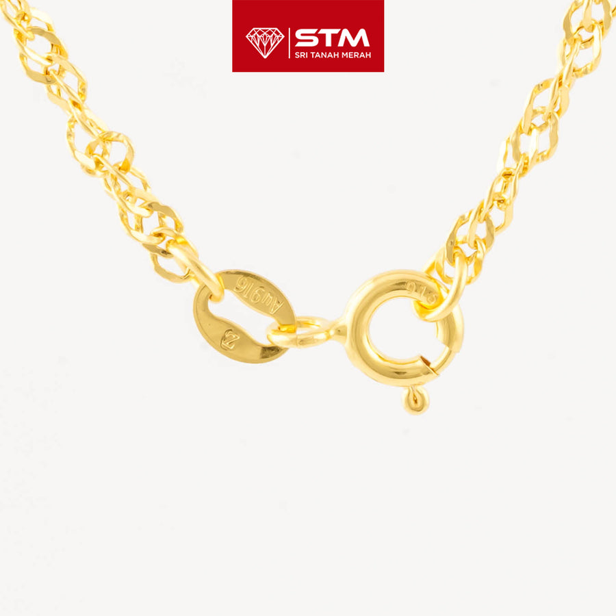 STM Exclusive Bajet Necklace/Rantai Leher 916 (22K Gold)