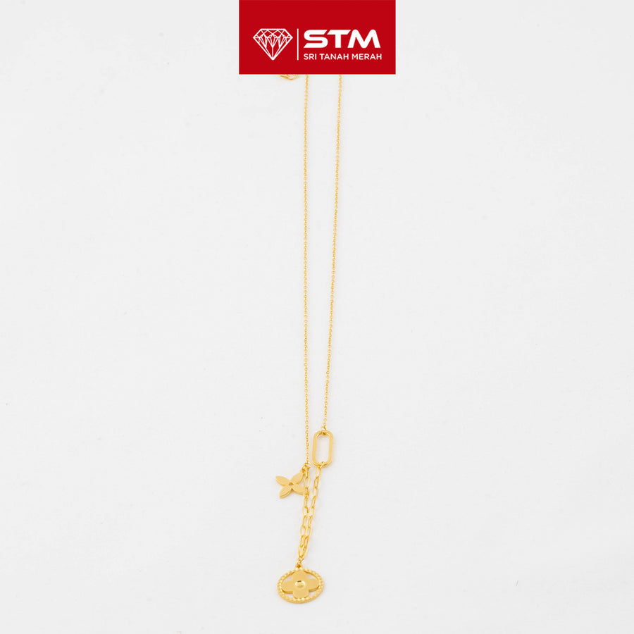 STM Exclusive Necklace/Rantai Leher Fesyen 999 (24K Gold)