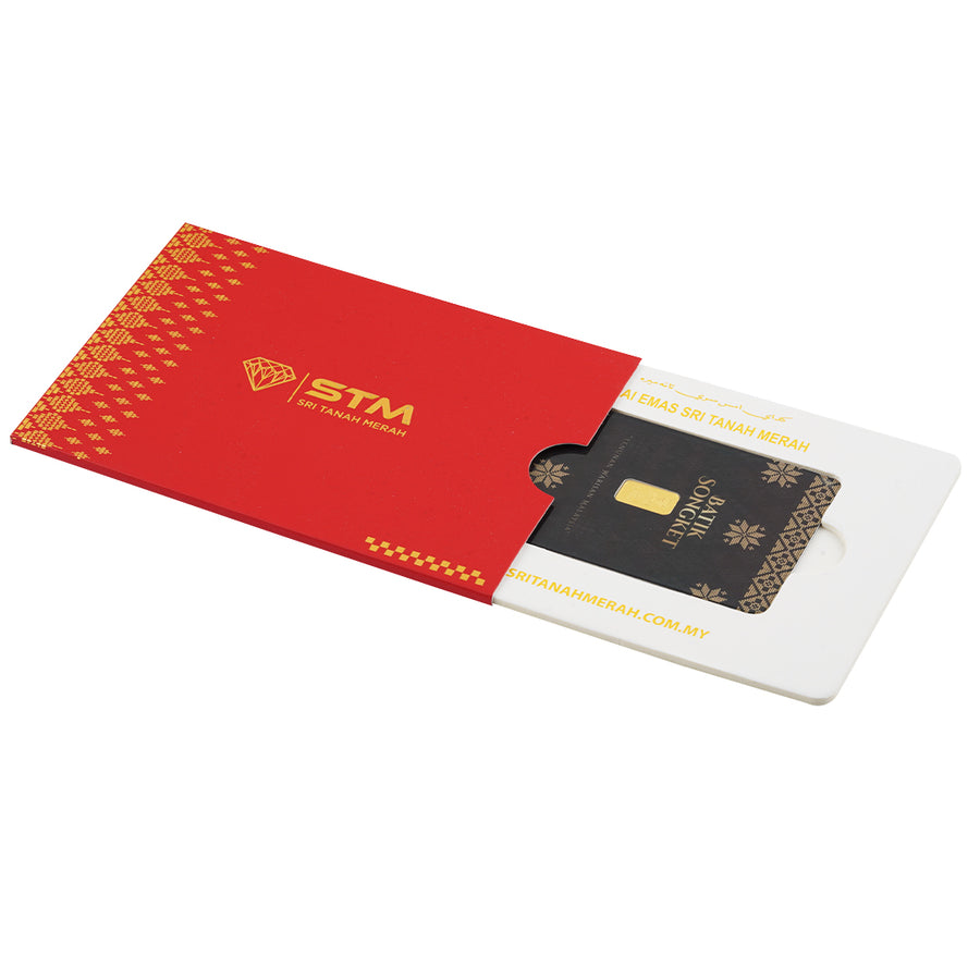 BATIK SONGKET Edition: Gold Bar Card 1g