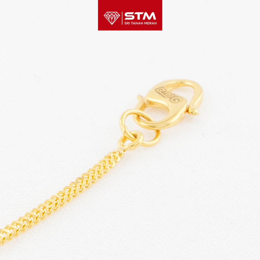 STM Exclusive Bracelet/Rantai Tangan Infiniti Love 916 (22K Gold)