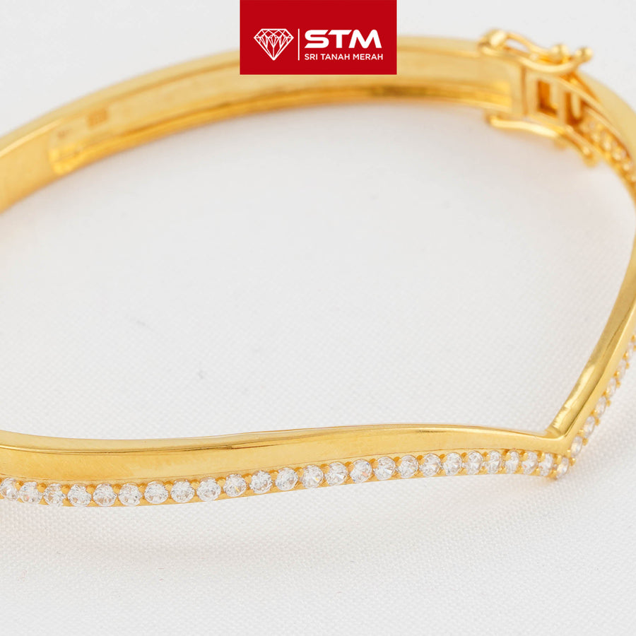 STM Exclusive Bangle 916 (22K Gold)