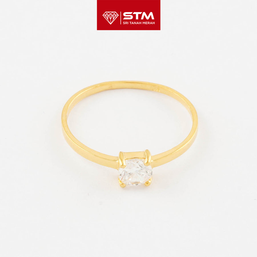 STM Exclusive Ring/Cincin Permata 916 (22K Gold)