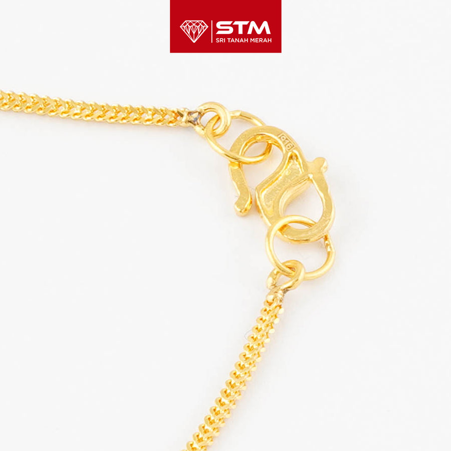 STM Exclusive Necklace/Rantai Leher 3 Color 916 (22K Gold)