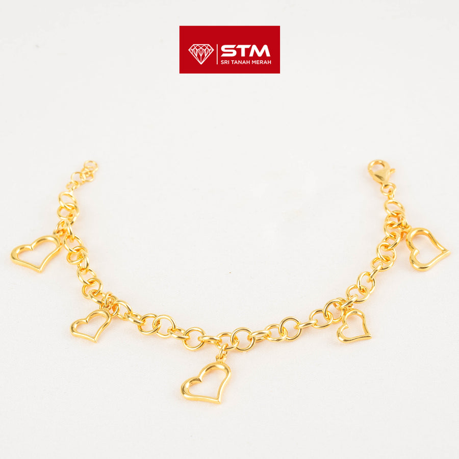 STM Exclusive Bracelet/Rantai Tangan Fesyen 916 (22K Gold)