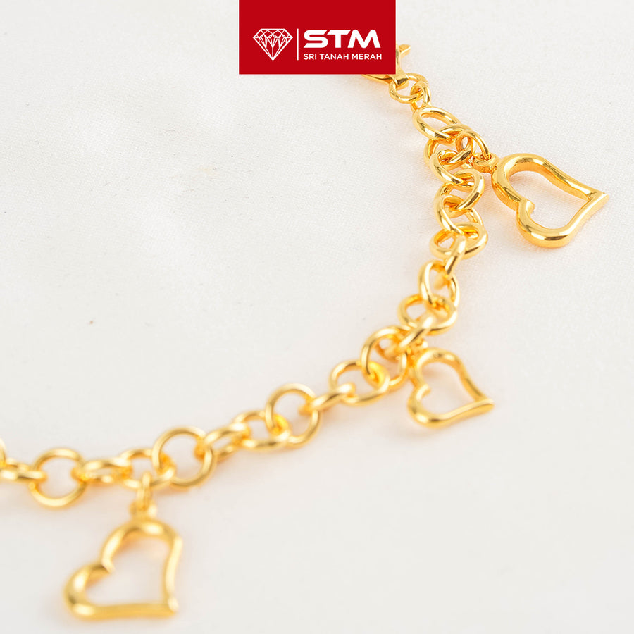 STM Exclusive Bracelet/Rantai Tangan Fesyen 916 (22K Gold)