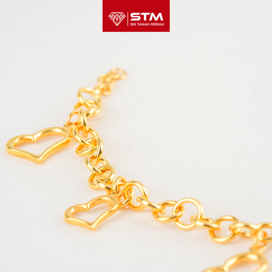 STM Exclusive Bracelet/Rantai Tangan Fesyen 916 (22K Gold)