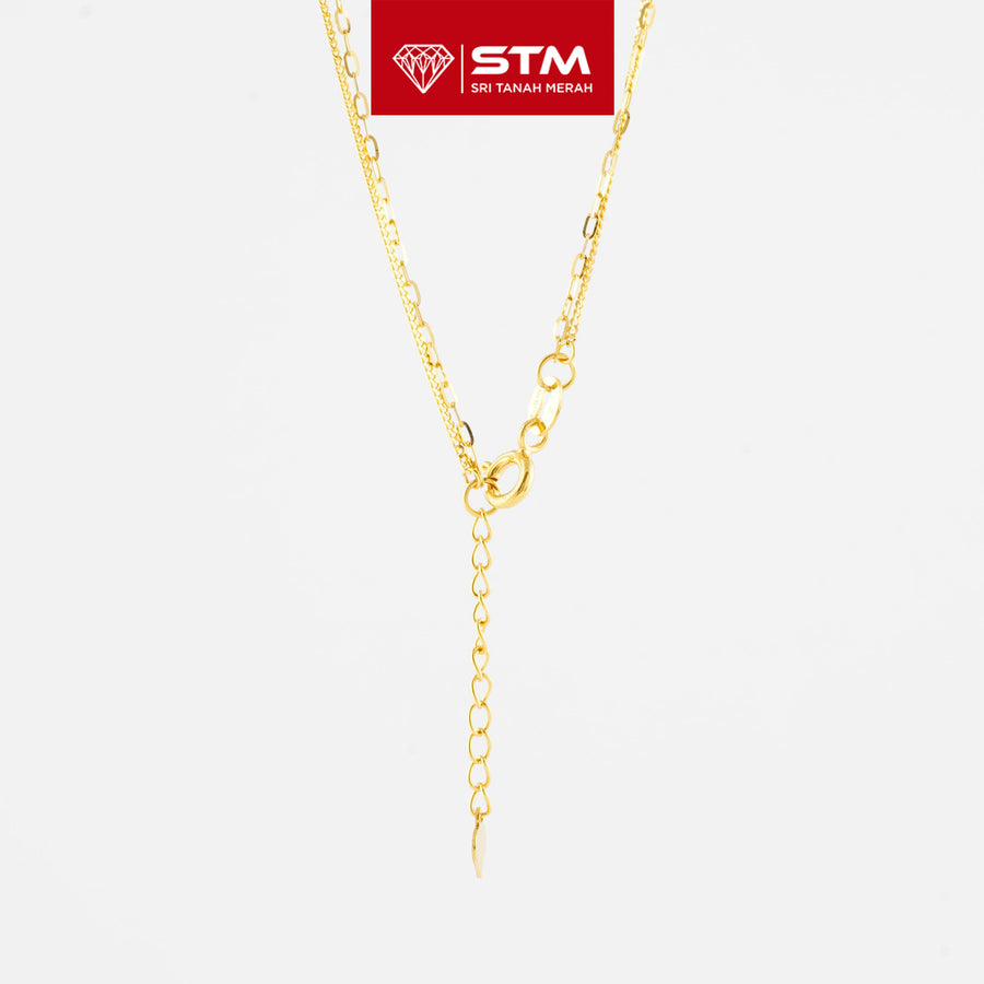 STM Exclusive Bajet Necklace/Rantai Leher Fesyen 916 (22K Gold)