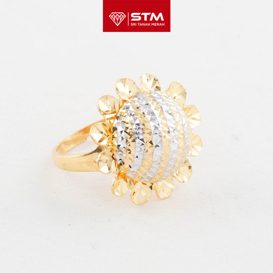 STM Exclusive Ring/Cincin Bunga Matahari 916 (22K Gold)