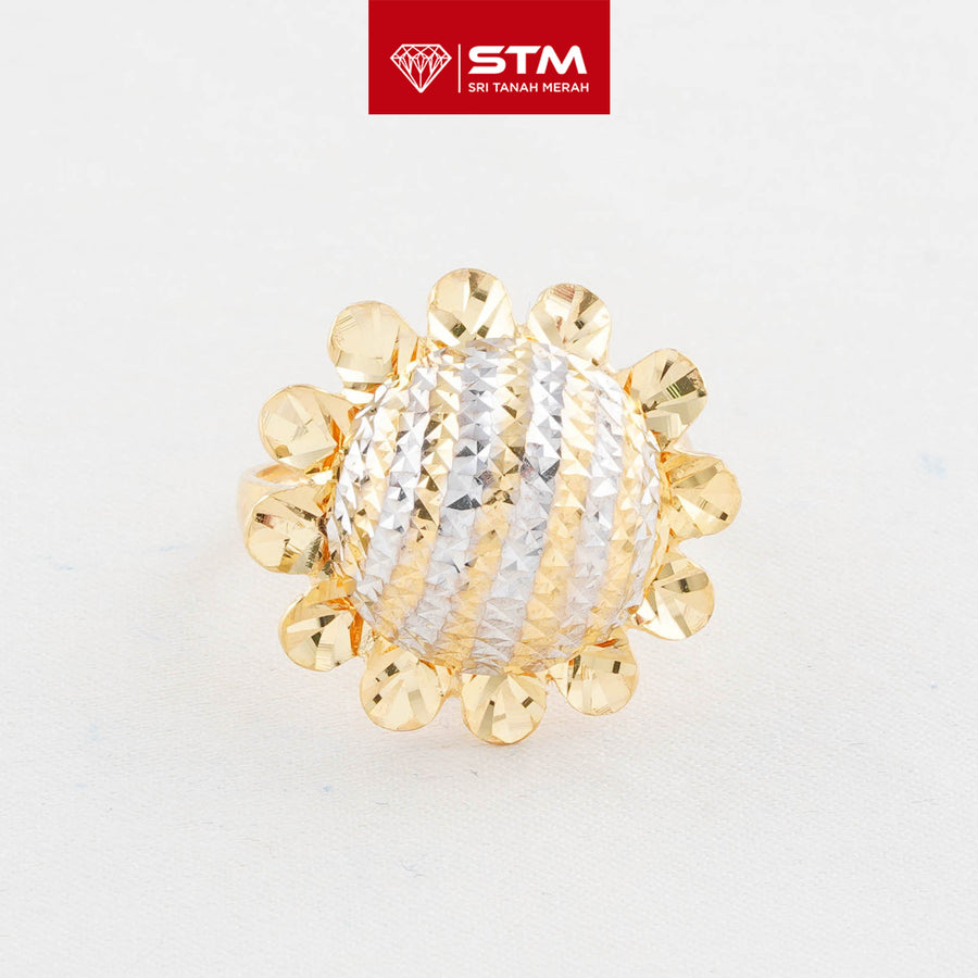 STM Exclusive Ring/Cincin Bunga Matahari 916 (22K Gold)