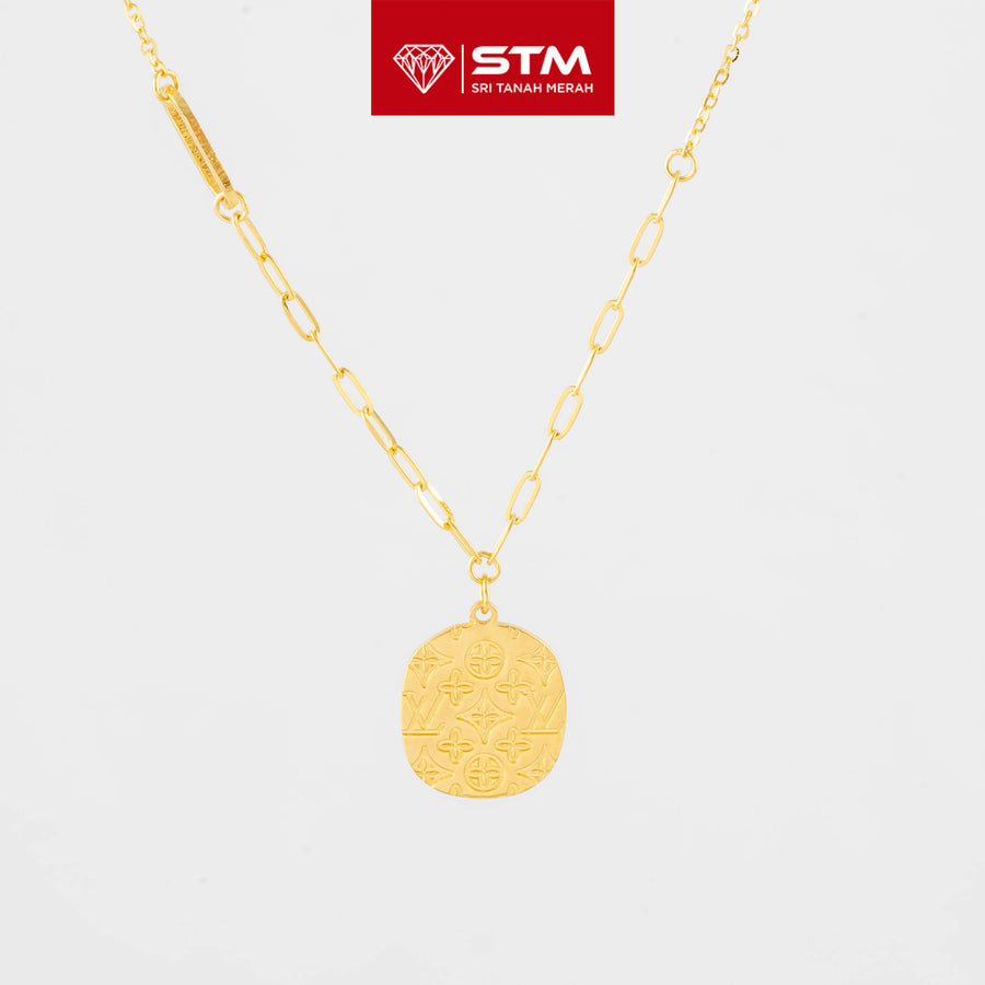 STM Exclusive Necklace/Rantai Leher Fesyen 999 (24K Gold)