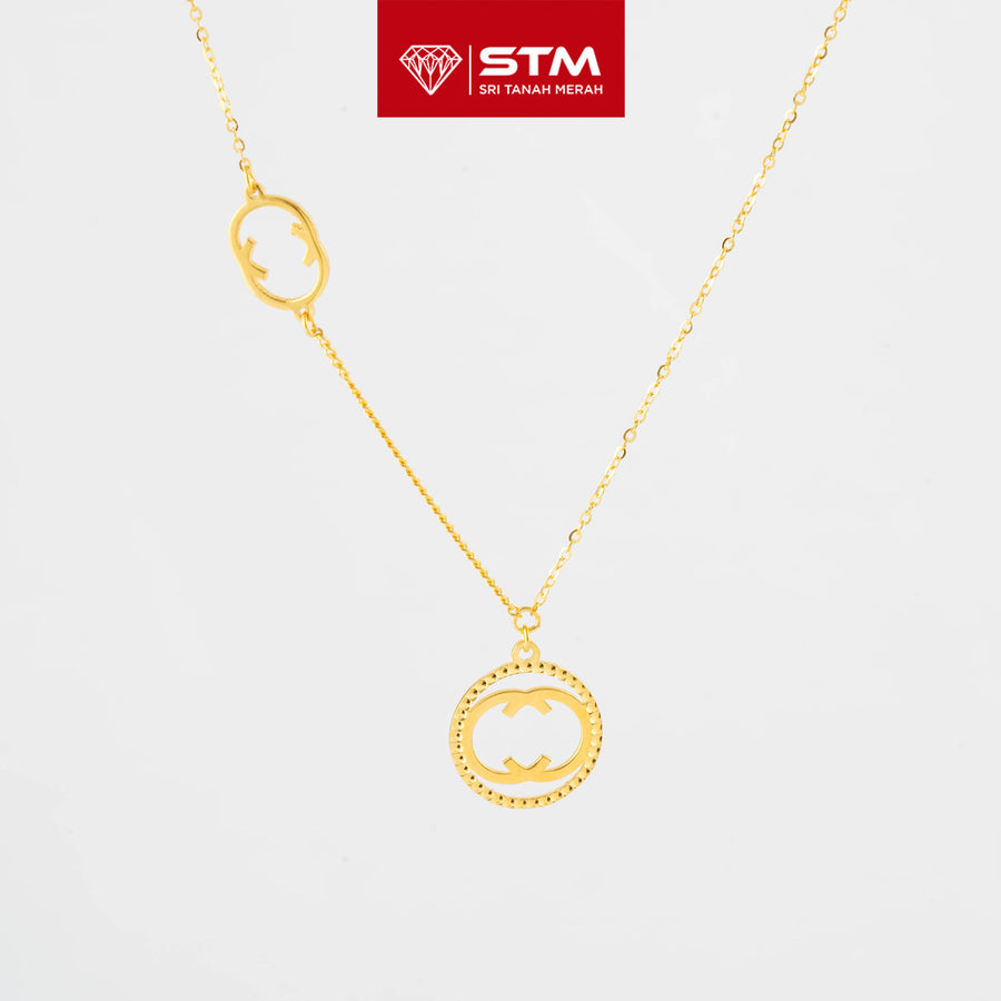 STM Exclusive Necklace/Rantai Leher Fesyen 999 (24K Gold)