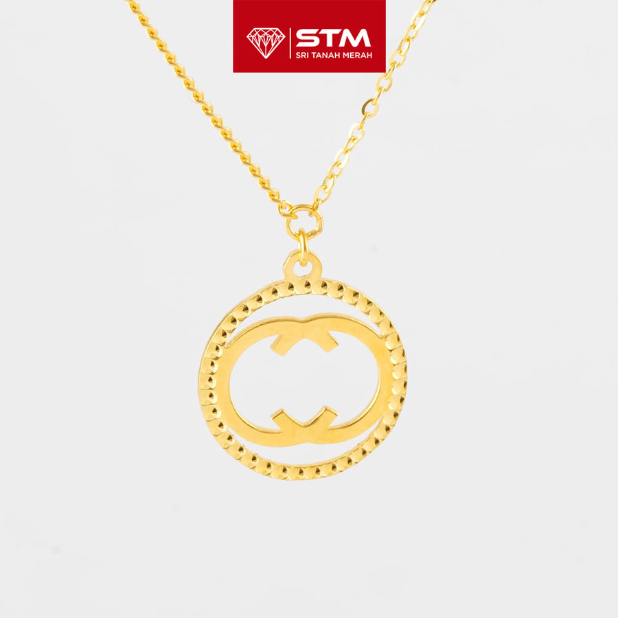 STM Exclusive Necklace/Rantai Leher Fesyen 999 (24K Gold)