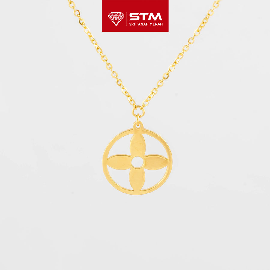 STM Exclusive Necklace/Rantai Leher Fesyen 999 (24K Gold)