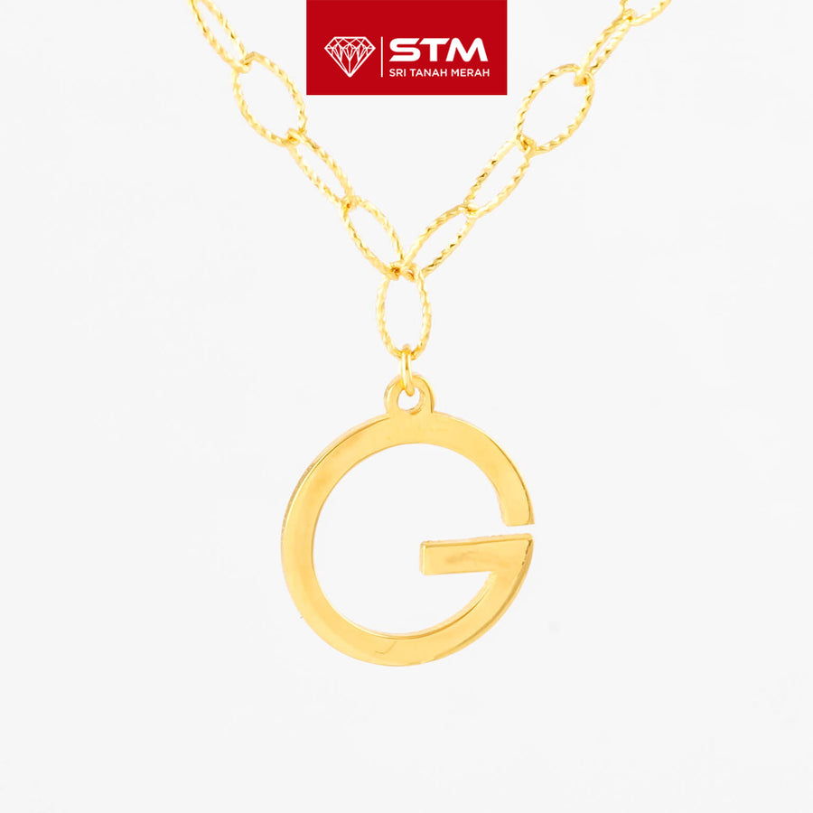 STM Exclusive Necklace/Rantai Leher Fesyen 999 (24K Gold)