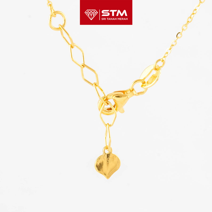 STM Exclusive Necklace/Rantai Leher Fesyen 999 (24K Gold)