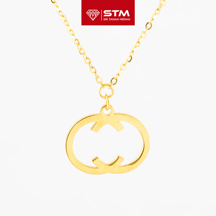 STM Exclusive Necklace/Rantai Leher Fesyen 999 (24K Gold)