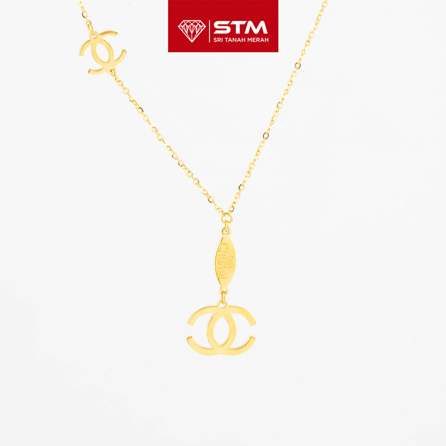 STM Exclusive Necklace/Rantai Leher Fesyen 999 (24K Gold)