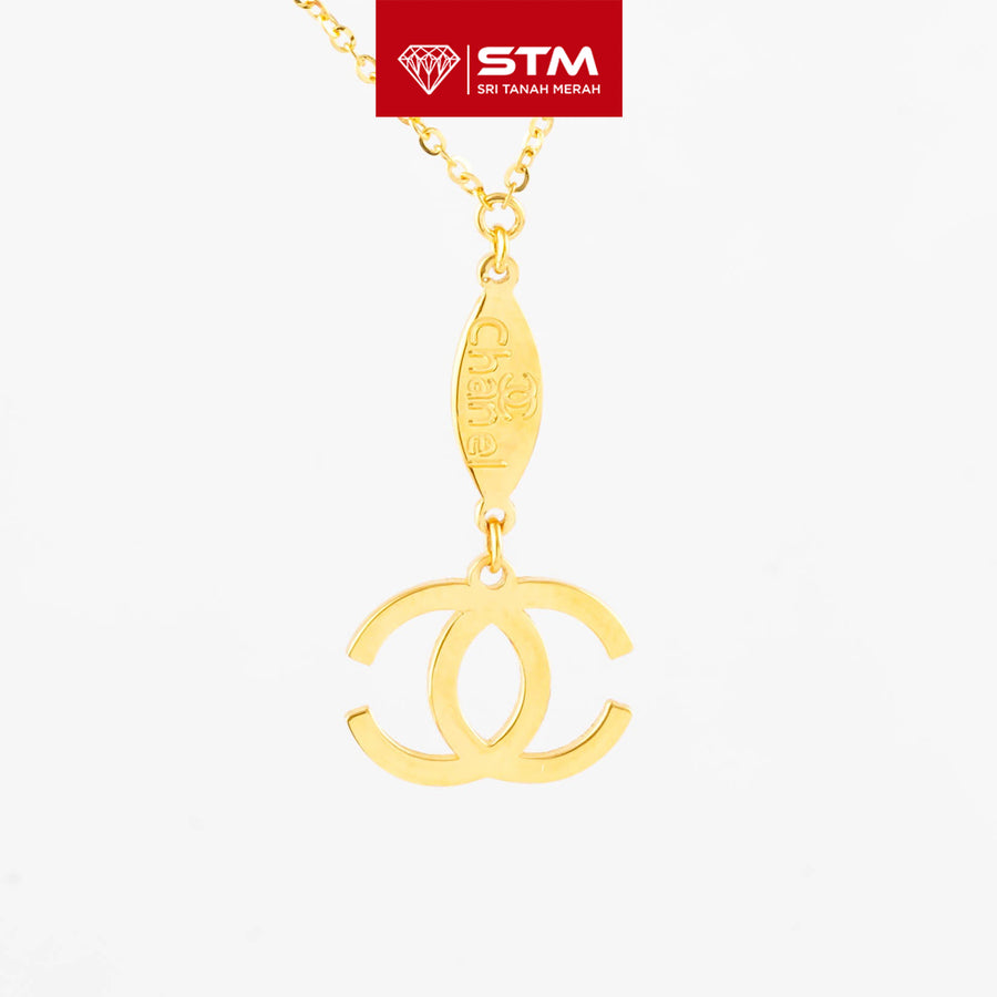 STM Exclusive Necklace/Rantai Leher Fesyen 999 (24K Gold)